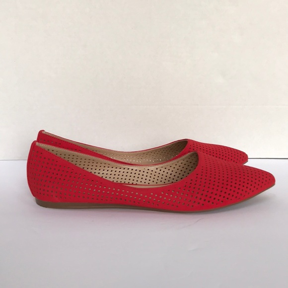 Franco Sarto Shoes - NWOT - Franco Sarto Red Hazeline Flat